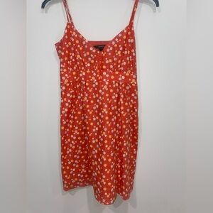 Forever 21 Orange Floral Dress-NWOT